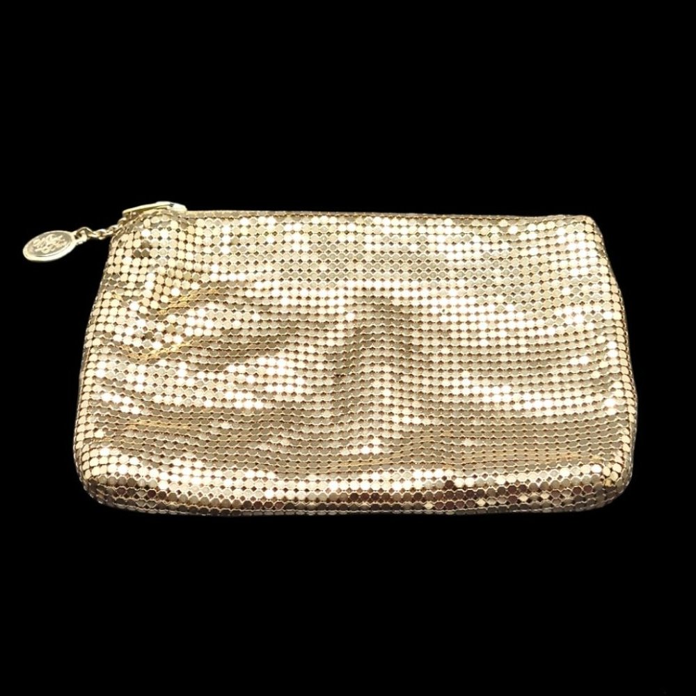 Vintage Whiting and Davis Mesh Purse retro clutch great condition